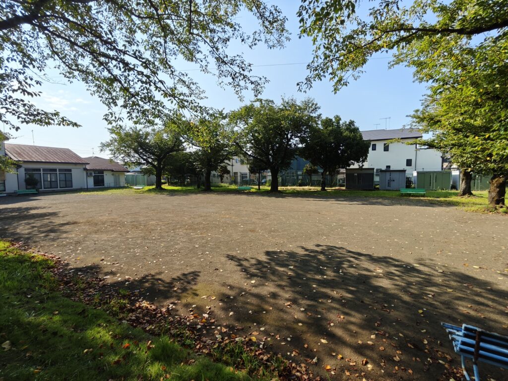 神奈川県秦野市 よねやま公園の運動場